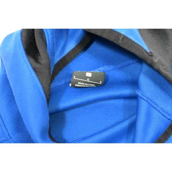Nike Hoodie Dri Fit Fleece Sweatshirt Athletic Performance Blue Mens Sz Large - Picture 10 of 11